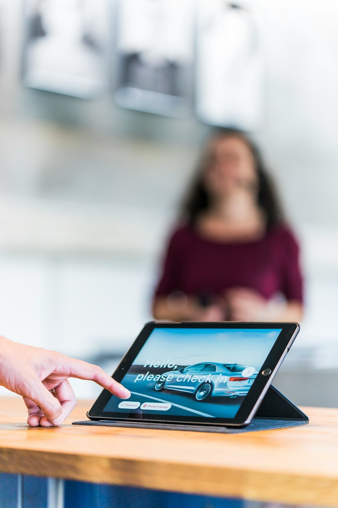 modern streaming on tablet